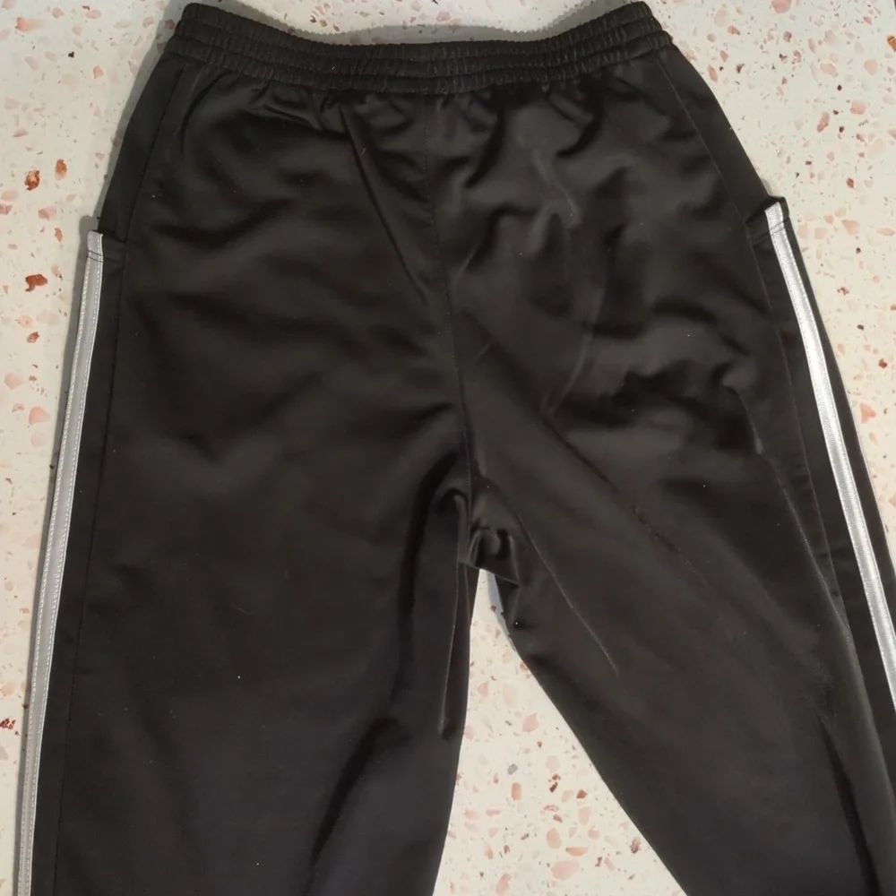 Adidas | Black Active Pants Elastic Waist Pockets | M (10/12)